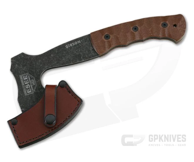 ESEE Gibson Axe Tumbled Black Oxide 1095 - Image 2