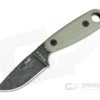 ESEE Izula II Black Oxide Fixed Blade Micarta Neck Knife