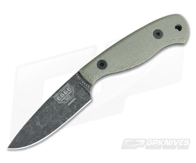 ESEE Camp Lore JG3 Black Oxide Gibson Bushcraft Knife