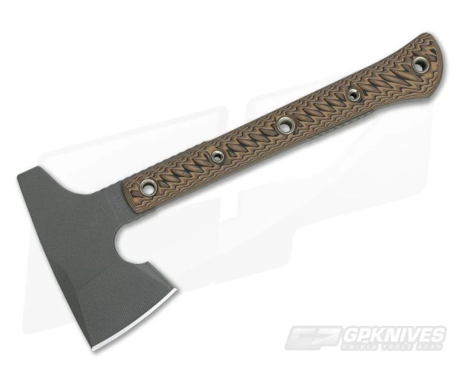 RMJ Tactical Jenny Wren Hammer Pole Hyena Brown 80CrV2 Tomahawk