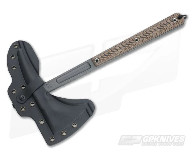 RMJ Tactical Kestrel Hyena Brown 4140 Tomahawk - Image 2