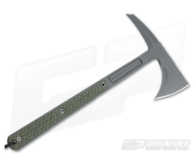 RMJ Tactical Kestrel Feather Dirty Olive 4140 Tomahawk - Image 3
