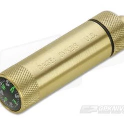 Maratac Brass Match Safe with Compass
