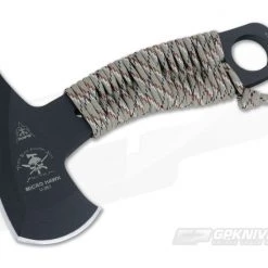 TOPS Knives Micro Hawk Cord Wrapped Fixed Owens Design Axe