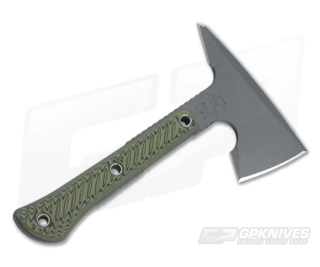 RMJ Tactical Mini Jenny Dirty Olive 80CrV2 Tomahawk - Image 3