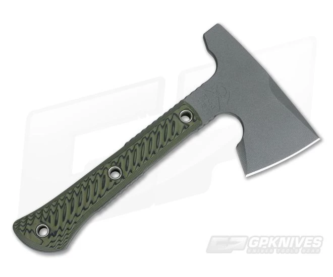 RMJ Tactical Mini Jenny Hammer Pole Dirty Olive 80CrV2 Tomahawk - Image 3