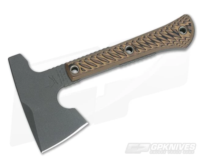 RMJ Tactical Mini Jenny Hammer Pole Hyena Brown 80CrV2 Tomahawk