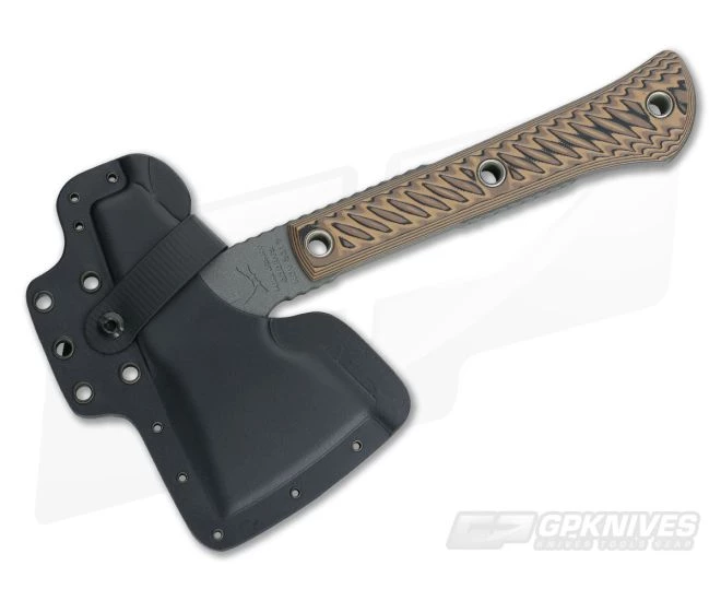 RMJ Tactical Mini Jenny Hammer Pole Hyena Brown 80CrV2 Tomahawk - Image 2