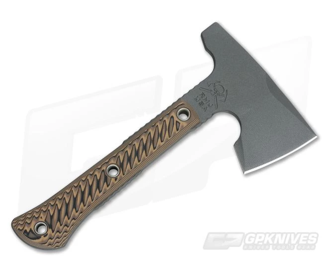 RMJ Tactical Mini Jenny Hammer Pole Hyena Brown 80CrV2 Tomahawk - Image 3