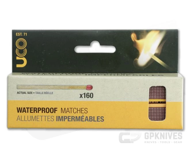 UCO Gear Waterproof Matches - 160 Matches