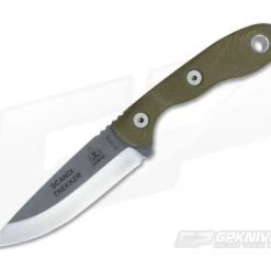 TOPS Knives Scandi Trekker 3.5 Green Canvas Micarta