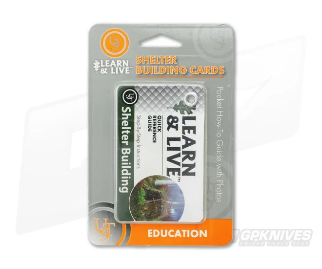 Ultimate Survival Gear Shelter Building Cards
