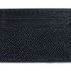 Yoder Leather Company Black Stingray Clip Wallet