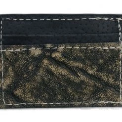 Yoder Leather Company Treebark Elephant Clip Wallet