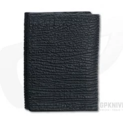 Yoder Leather Company Black Shark Trifold Wallet