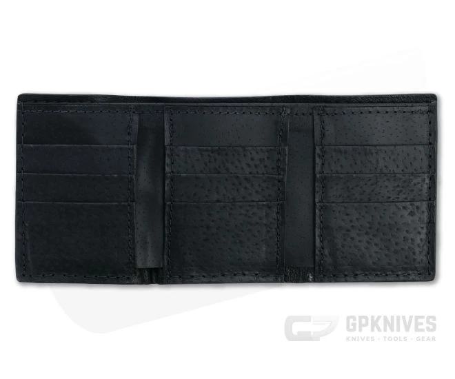 Yoder Leather Company Black Shark Trifold Wallet - Image 2