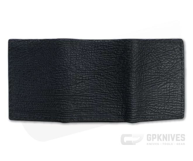 Yoder Leather Company Black Shark Trifold Wallet - Image 3