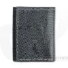 Yoder Leather Company Gray Lizard Trifold Wallet