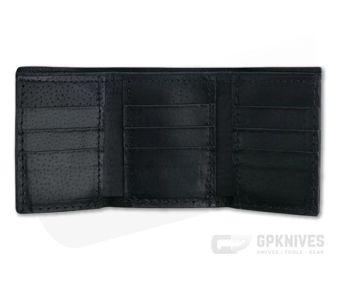Yoder Leather Company Gray Lizard Trifold Wallet - Image 2