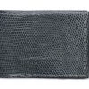 Yoder Leather Company Gray Lizard Regular ID Window Bifold Wallet