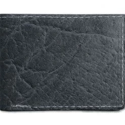 Yoder Leather Company Gray Elephant Regular ID Window Bifold Wallet